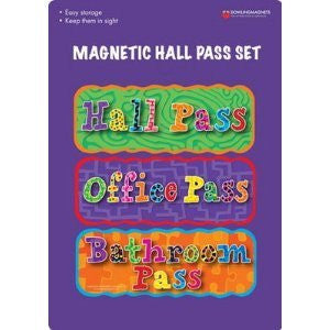 Magnetic Hall Pass Set (3 pcs)