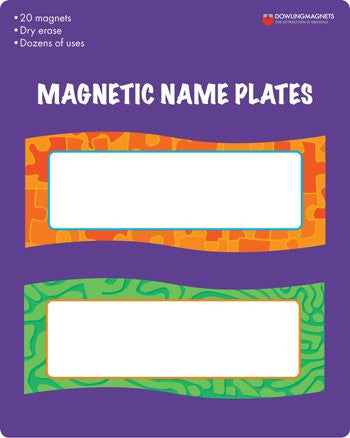 Magnetic Name Plates (20 pcs)