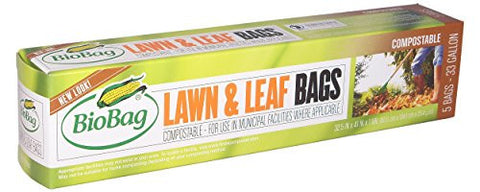 33 Gallon Lawn & Leaf Waste Bag 5 bags per box