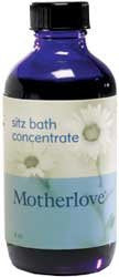 Motherlove Sitz Bath Concentrate Certified Organic Soothing Herbal Soak for After Child Birth, 4oz Glass Jar