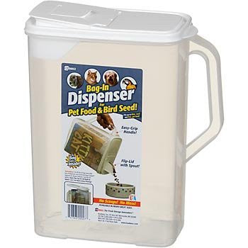 Bag-In Dispenser for Bird Seed, Small Animal Food, More!, for Up To 32lb