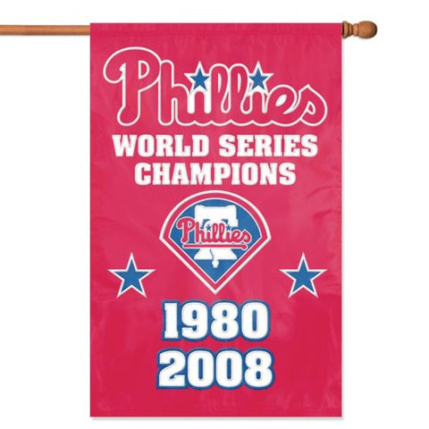 Philadelphia Phillies Applique Banner Flag (44" x 28")