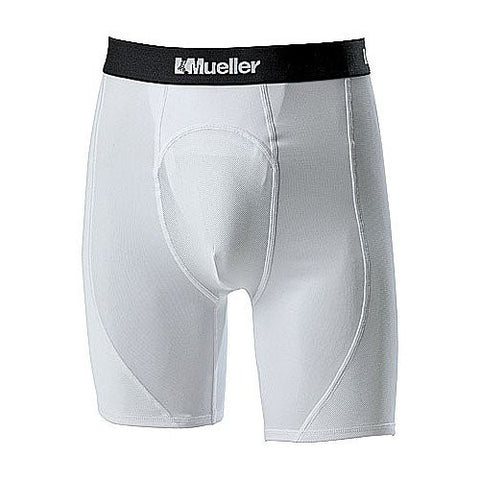 Adult Athletic Supporter Short with Flex Shield Cup, Medium