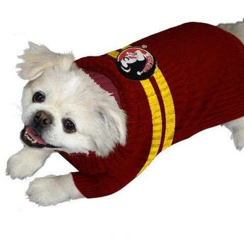 Florida State Seminoles Dog Sweater Xtra Small