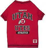 University of Utah Dog Tee Shirt, small