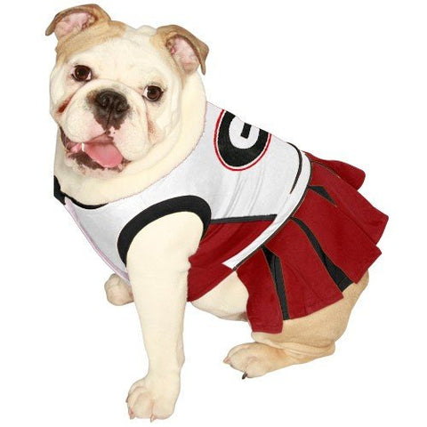 Georgia Bulldogs Cheerleader Dog Dress Small