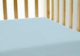Orangic Cotton Premium 340 Sateen Sheet - Mini Co Sleeper Size: Sky Blue