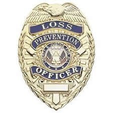 Loss Prevention Officer - Breast Badge - Gold