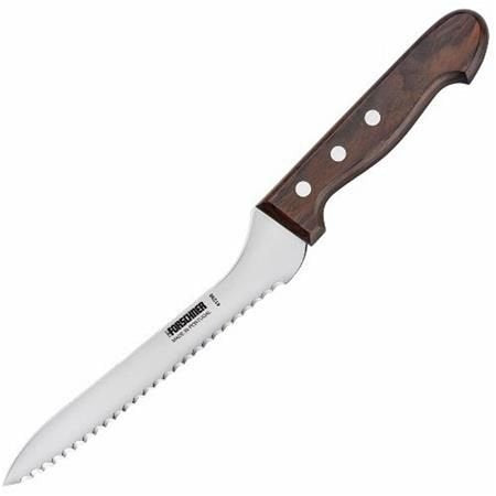 Victorinox Cutlery Offset Sandwich Knife, 7 1/2" blade, wavy edge, 1 1/2" at Rosewood handle