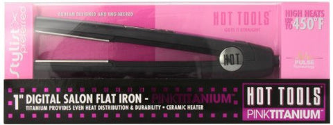 1" Flat Iron Digital Pink Titanum