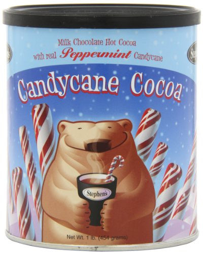 Stephen's Gourmet Hot Cocoa Candy Cane Flavor - 1lb. Canister