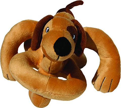Brown Dog 8" Loopie Toy