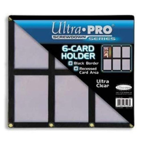 Ultra Pro 6 Card Holder Black