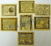 Colonial Banknote Set B