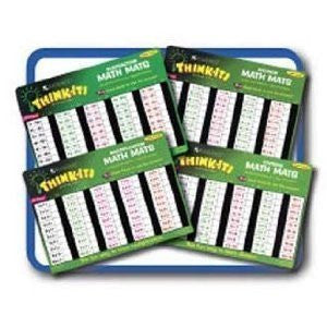 Mighty Mind Think-Its Magic Math Mats - COMPLETE SET OF ALL 4 (#44069)