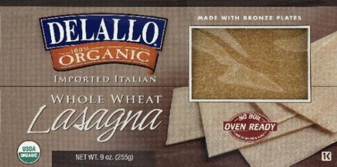 Imported Italian Pasta Lasagne, Whole Wheat, No Boil - 9 oz