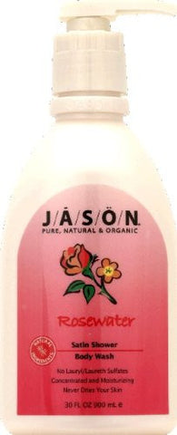 Jason Natural Products - Satin Shower Body Wash Glycerine & Rosewater - 30 oz. ( Multi-Pack) (Package Quantity: 2)