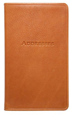 Graphic Image Pocket Address Book - British Tan 3" x 5"