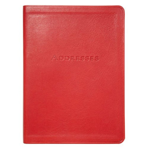 Graphic Image Desk Address Book - Red 5-3/8" x 7-3/8"
