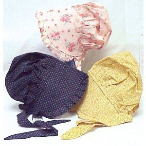 ASSORTED PRINT BONNETS, Small