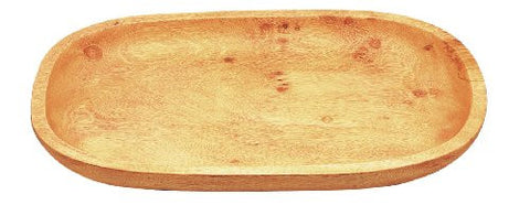 Acacia Wood Oval Serving Platter, 16" x 10" x 1.5"