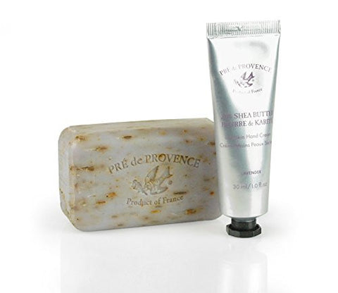 Daily Essential Shea Butter Enriched Bar Soap 150g & Hand Cream 30ml Gift Set - Lavender
