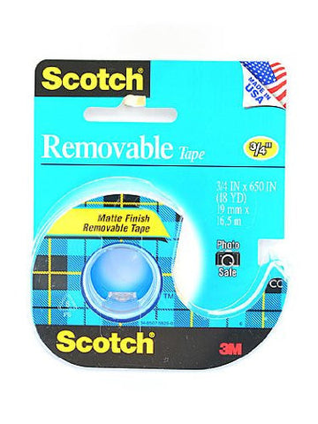 3M TAPE 224 REMOVEABLE 3/4X18YD