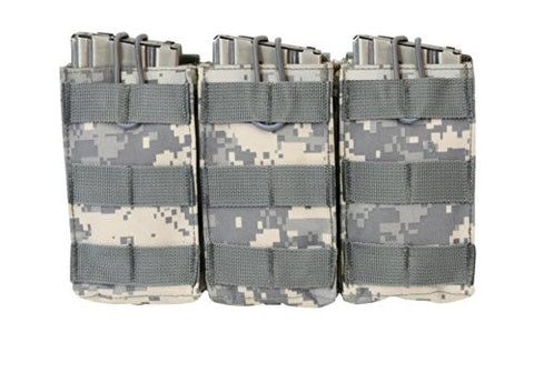 A.C.U. Digital Camo M.O.L.L.E. Open Top Triple Mag Pouch