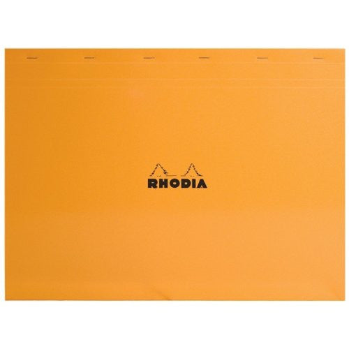 Rhodia Classic Notepads Top Staplebound 16 ½ x 12 ½ Graph Orange 80 sheets
