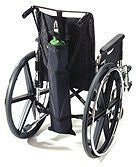 EZ Access Wheelchair Oxygen Tank Holder - Wheelchair Oxygen Tank Holder - Single Tank - EZ0141BK