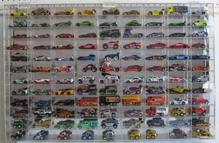 108 Hot Wheels Display Case
- Finish : CLEAR