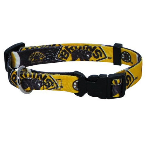 Boston Bruins Dog Collars & Leads: Medium Collar