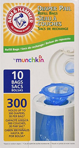 Munchkin Arm & Hammer Diaper Pail Refill Bags (Size: 3 Pack (30 Count)) (not in pricelist)