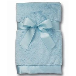 Silky Soft Crib Blanket (Blue)