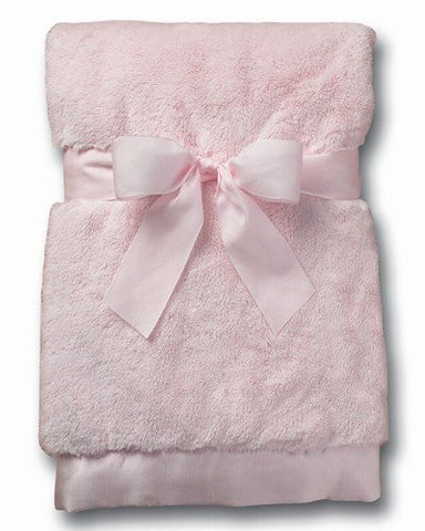 Silky Soft Crib Blanket (Pink)