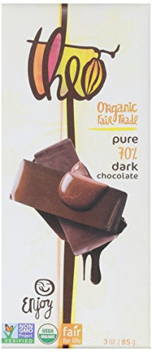Classic Bar 3 oz - Pure 70% Dark Chocolate