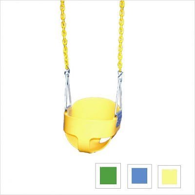 Full Bucket Toddler Swing, Yellow
