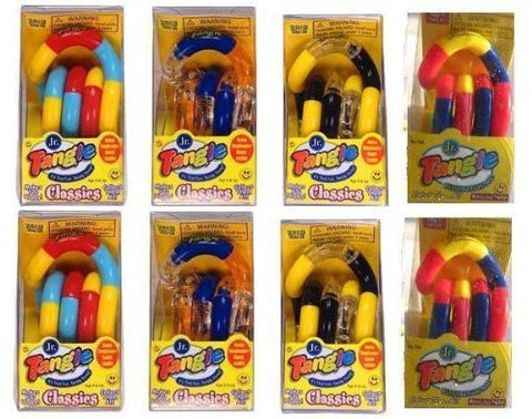 Tangle Jr Original Sensory Fidget Toy - Colors May Vary Set of 8