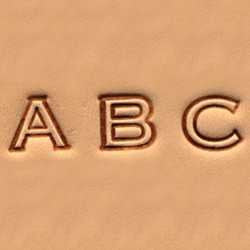 Alphabet Stamp Set - Open Face (0.6 cm)