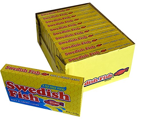 Swedish Fish - Red - Theater Box, 3.1oz