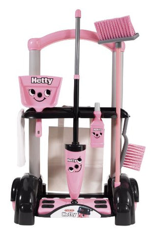 Henry Cleaning Trolley, Pink and Black