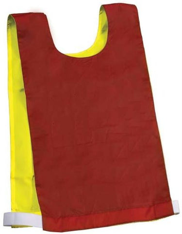 Champion Sports Adult Reversible Pinnie Color: Red and Yellow (NP3RY)