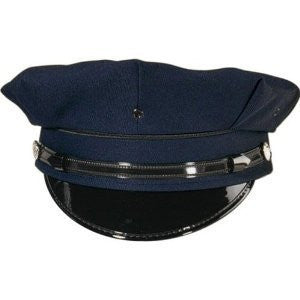 8PT Navy Blue Police/Security Cap - Size 6 7/8
