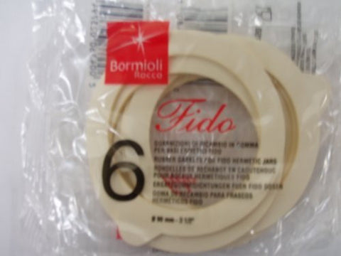 Fido Rubber Gaskets Pack of 6