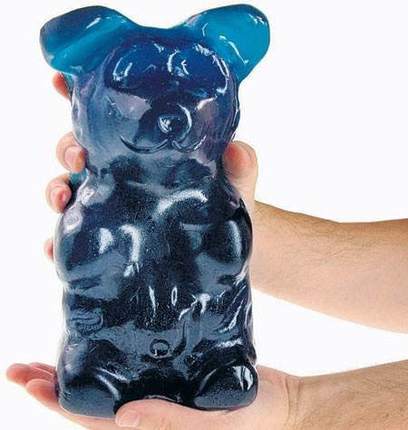 Largest Giant Gummy Bear Blue Raspberry