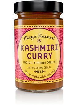 MAYA KAIMAL Indian Simmer Sauces Kashmiri Curry, Mild 6/12.5 OZ