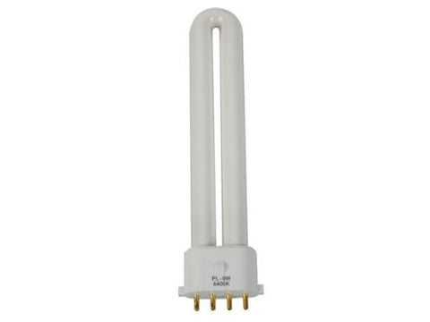 Spare PL 9W 2G7 Lamp for VTLAMP3WN, 4.9 x 0.9 x 0.5 in. / 12.5 x 2.5 x 1.4 cm
