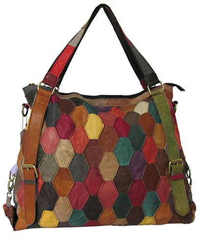 Miya Handbag/Shoulder Bag, Rainbow