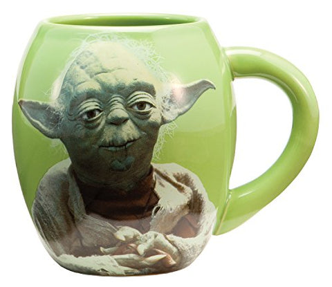 Star Wars™ Yoda 18 oz. Ceramic Oval Mug, 5.5" x 4" x 4.5"