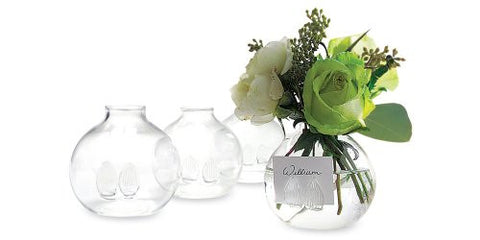 Be Seated S/4 Flower Place Card Holders